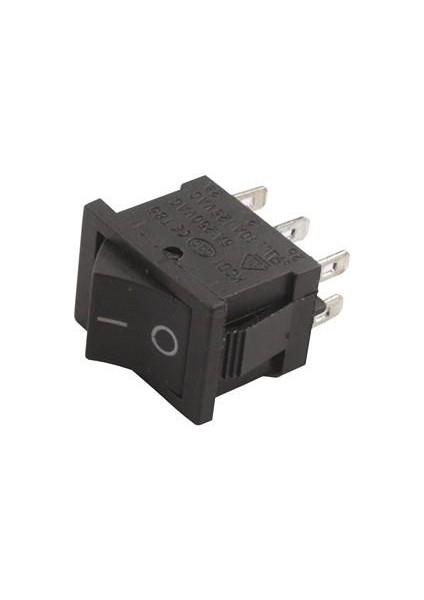 Kcd1 On/off Anahtar 6 Pin - Siyah