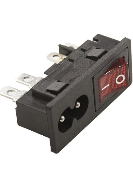 Işıklı 2 Pin Power Soketi