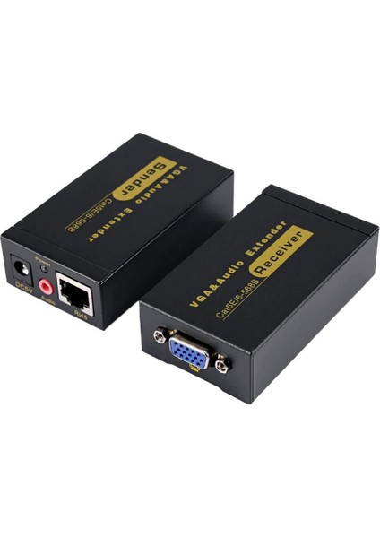 100M VGA Extender - VGA RJ45 CAT5E/6 Üzerinden Sinyal Uzatıcı