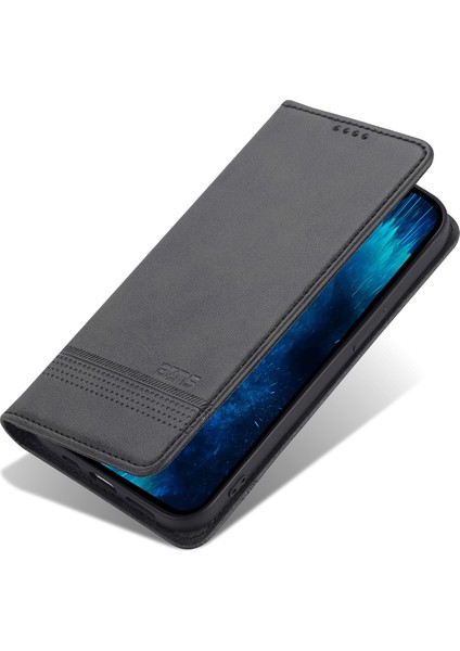 iPhone 13 Pro Max Flip Cüzdan Manyetik Tpu Standlı Kapaklı Siyah (Yurt Dışından)