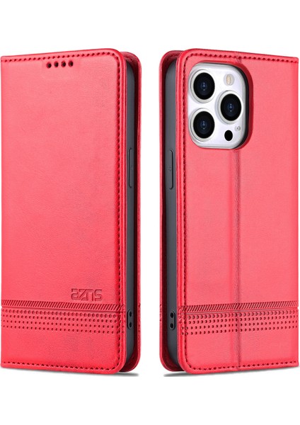 iPhone 13 Pro Max Flip Cüzdan Manyetik Tpu Standlı Kapaklı Hot Pink (Yurt Dışından)