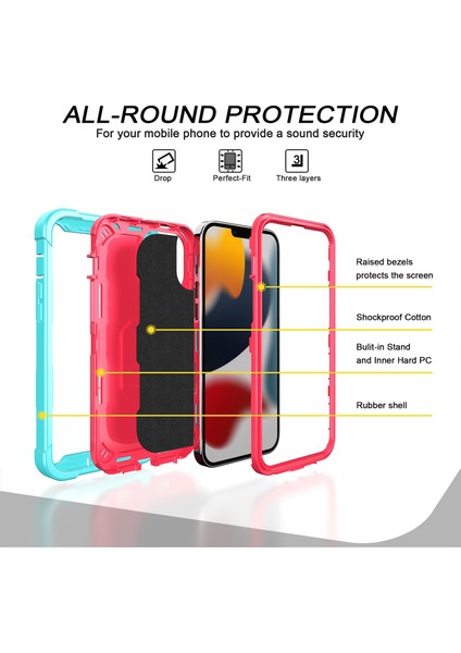 iPhone 13 Pro Max Standlılı Kılıf Kapaklı (Yurt Dışından)
