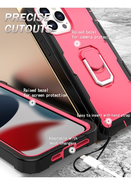 iPhone 13 Pro Max Standlılı Kılıf Kapaklı (Yurt Dışından)