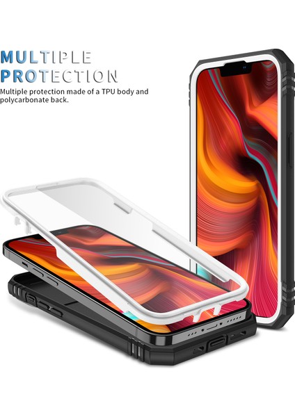 iPhone 13 Slayt Lens Kapağı Kart Yuvası Halkalı Standlı Kılıf (Yurt Dışından)