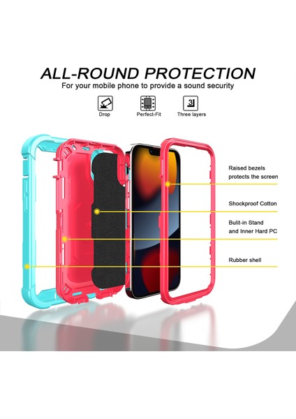 iPhone 13 Mini Standlılı Kılıf (Yurt Dışından)