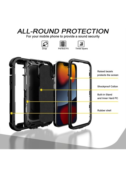 iPhone 13 Mini Standlılı Kılıf (Yurt Dışından)