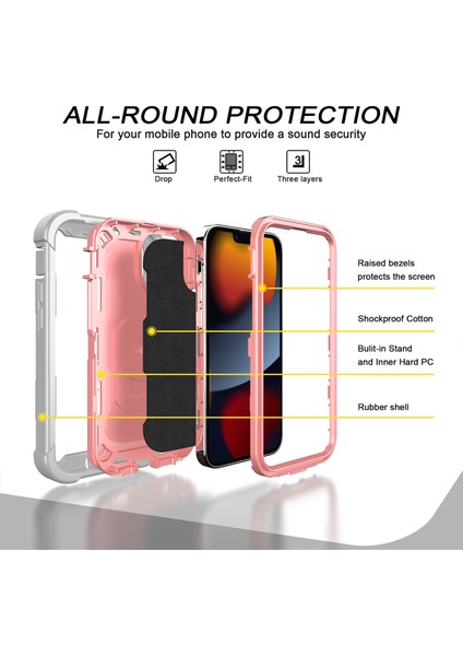 iPhone 13 Mini Standlılı Kılıf (Yurt Dışından)
