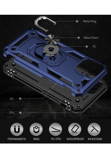 iPhone 13 Çift Katmanlı Drop Korumalı Kılıf (Yurt Dışından) modelleri