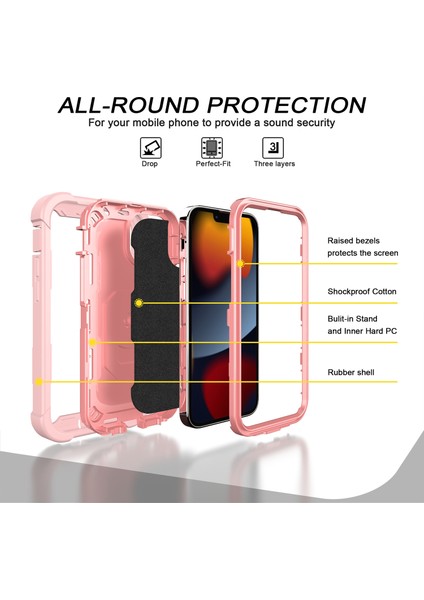 iPhone 13 Mini Standlılı Kılıf (Yurt Dışından)