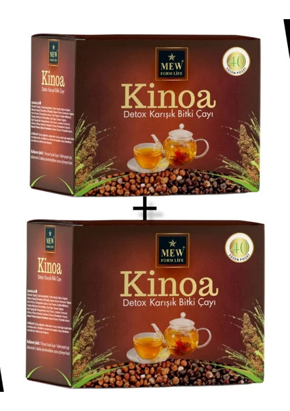 Mew Form Life Detox Kinoa Çay 40'lı Süzen Poşet