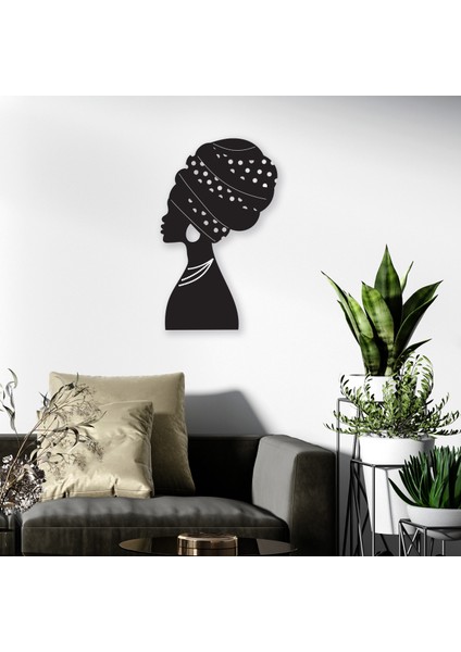Afrika Büst Home Duvar Panosu