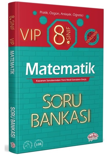 8. Sınıf VIP Matematik Soru Bankası