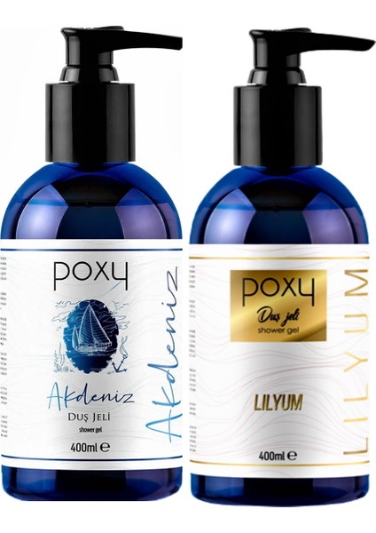 Akdeniz Duş Jeli 400 ml & Lilyum Duş Jeli 400 ml