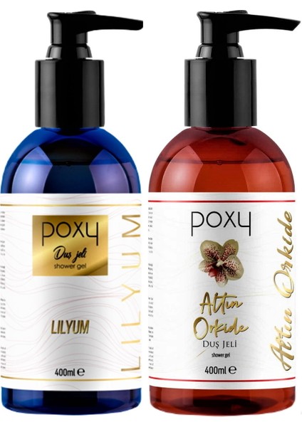 Altın Orkide Duş Jeli 400 ml & Lilyum Duş Jeli 400 ml