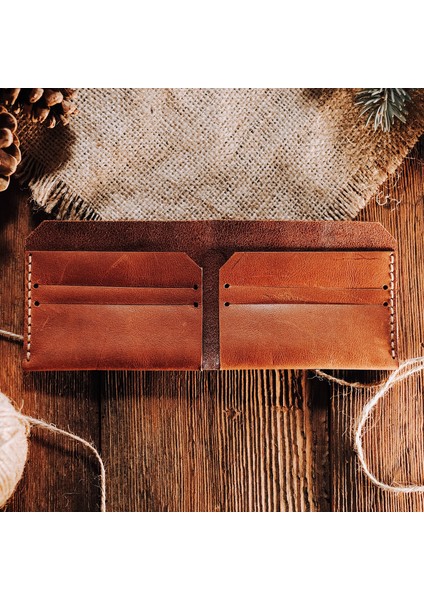 Kahverengi Hakiki Deri Cüzdan - Basic fiyatları