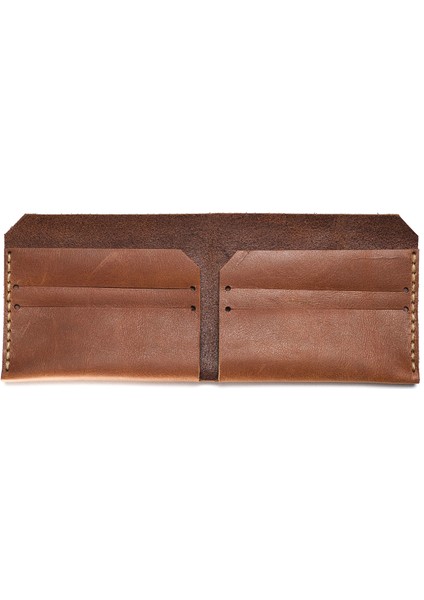 Kahverengi Hakiki Deri Cüzdan - Basic modelleri