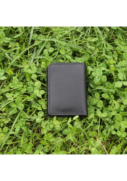Pıne - Siyah Hakiki Deri El Yapımı Cüzdan modelleri