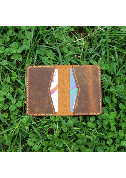 Orenda- Camel El Yapımıhakiki Deri Minimalist Kartlık fiyatları