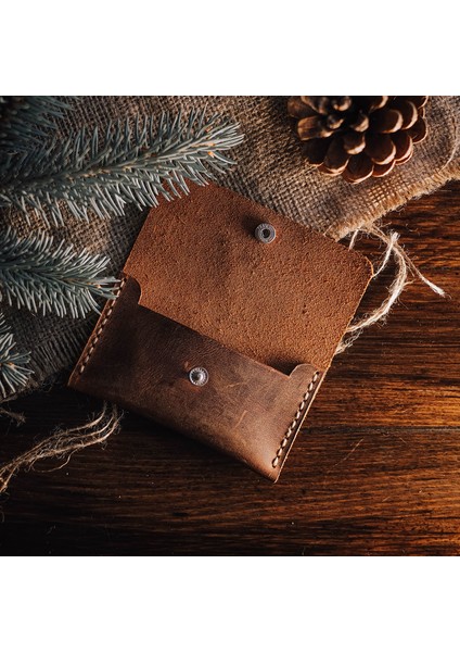 Napol - El Yapımı Gerçek Deri Kartlık