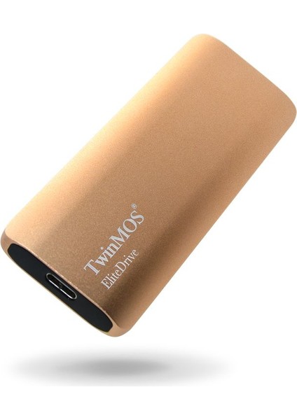 TwinMOS 1TB Taşınabilir Harici SSD USB 3.2/Type-C Gold (PSSDGGBMED32-G)