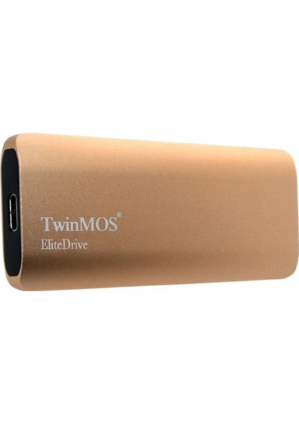 TwinMOS 1TB Taşınabilir Harici SSD USB 3.2/Type-C Gold (PSSDGGBMED32-G)