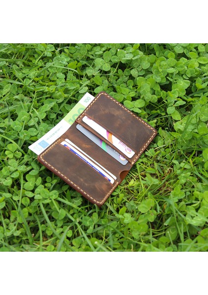 Charis - El Yapımı Hakiki Deri Cüzdan - Taba Kahve fiyatları