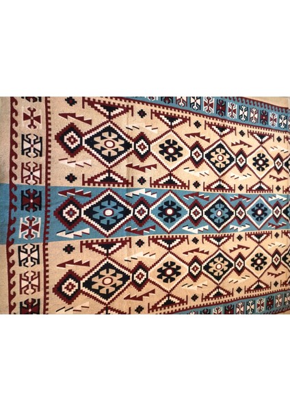 Makine Dokuması Parlak Uşak Antik Kilimi, Püsküllü fırsatları