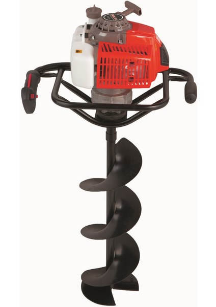 HRD6501 3.0 Hp 30 cm Çift Sarmal Burgulu Toprak Burgu Makinesi