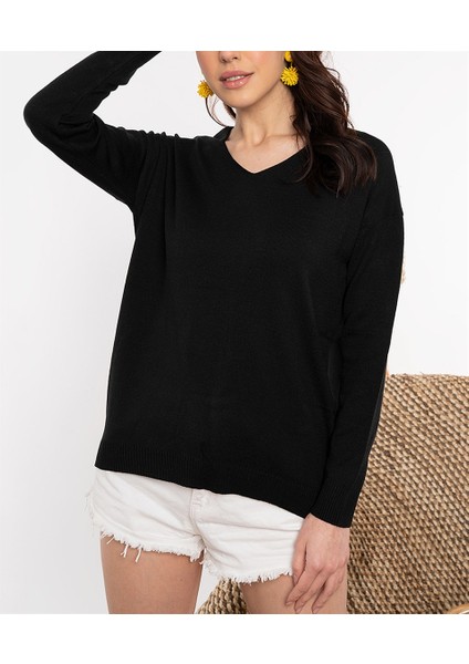 Kadın Siyah Kazak fiyatları