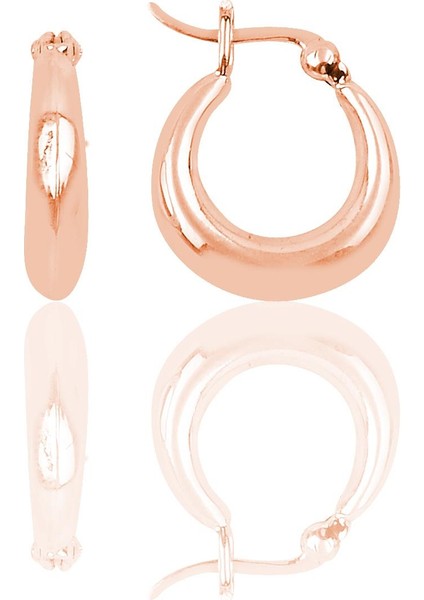 Gümüş 16 mm Halka Küpe