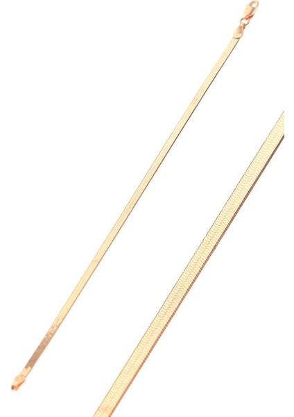 Italyan Yassı Bileklik Rose