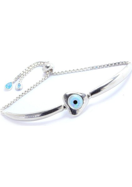 Opal Taşlı Asansörlü Bileklik