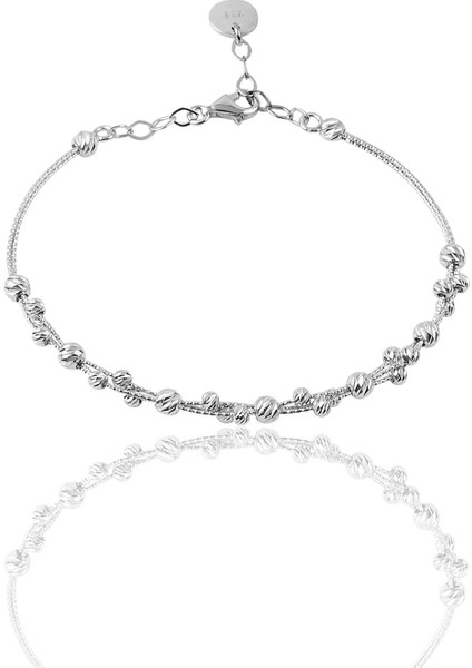 Gümüş Dorica Toplu Bilezik