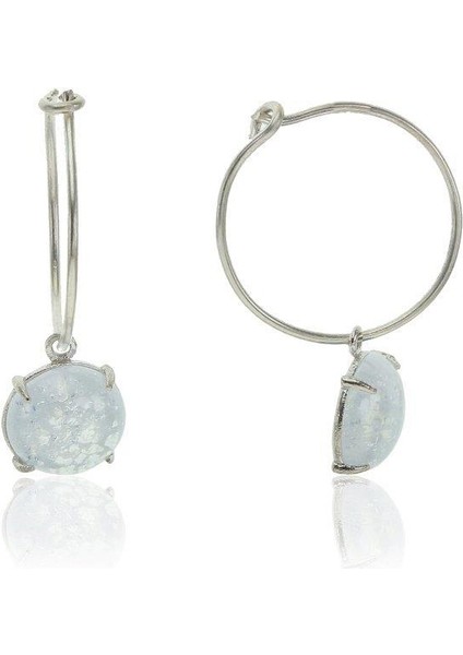 Kristalize Taşlı Küpe