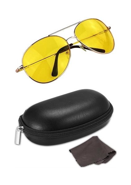 Prime UV400 Gece Sürüş ve Sis Gözlüğü Özel Kutulu