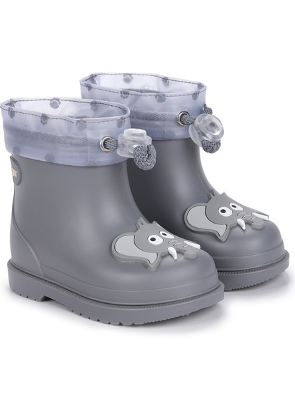 İGOR W10242 Bimbi Elefante Erkek/kız Çocuk Su Geçirmez Yağmur Kar Çizmesi Gri modelleri