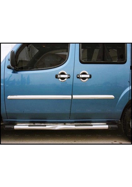 Fiat Doblo Krom Yan Kapı Çıtası 4 Kapı 2000-2006 P. Çelik