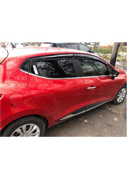 Renault Clio 4 Hb Krom Yan Kapı Çıtası 4 Kapı 2012-2018 P. Çelik