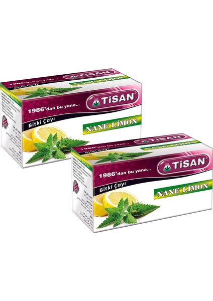 Nane Limon Çayı (20 Süzen Poşet) 2li