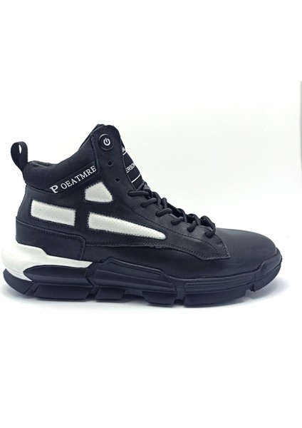 Siyah Erkek Sneaker Bot Ayakkabı