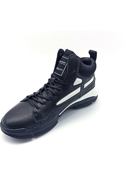 Siyah Erkek Sneaker Bot Ayakkabı