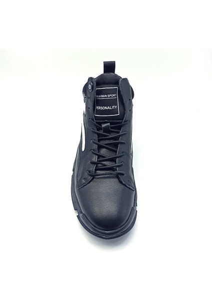 Siyah Erkek Sneaker Bot Ayakkabı