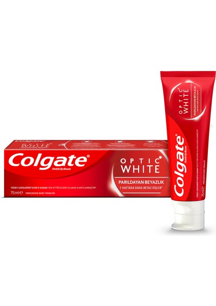 Optik Beyaz Parıldayan Beyazlık Diş Macunu 75 ml