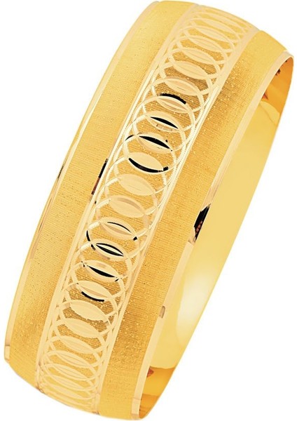 Mega Bilezik Halkalı Model 14 Ayar Altın 25 Gram
