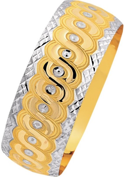 Mega Bilezik Salyangoz Model 14 Ayar Altın 25 Gram
