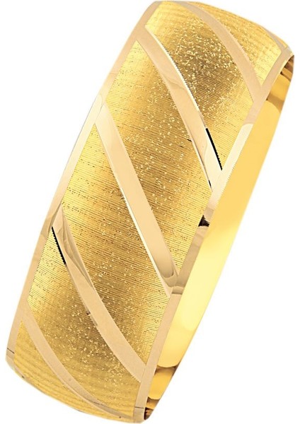 25 Gram Mega Bilezik 14 Ayar Sade Model