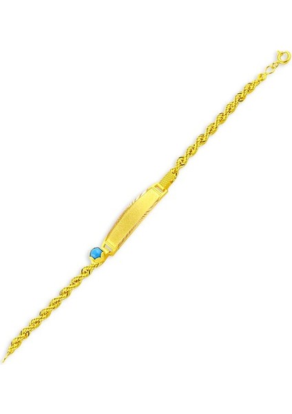 Altın İsimli Çocuk Künyesi