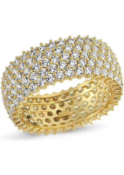 Tamtur Yüzük 14 Ayar Altın 5 Sıralı 4.30 Gram