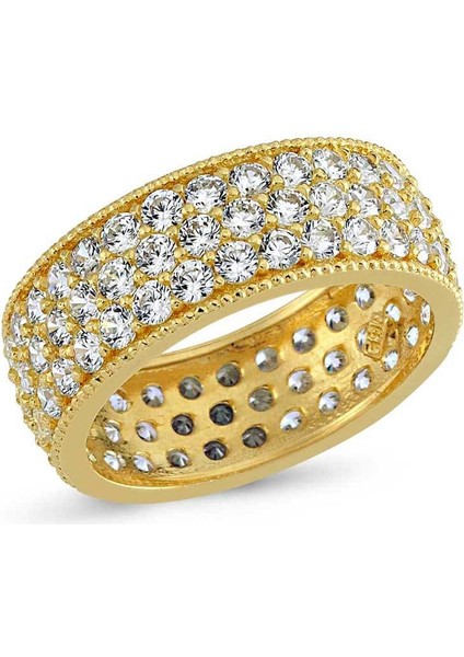 Tamtur Yüzük 14 Ayar Altın 5 Sıralı 4.50 Gram