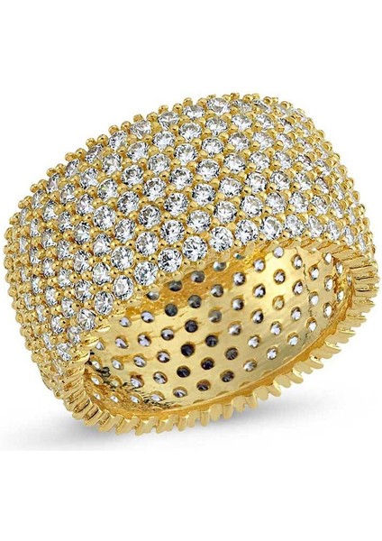 Altın Tamtur Yüzük 14 Ayar 7 Sıralı 7.10 Gram